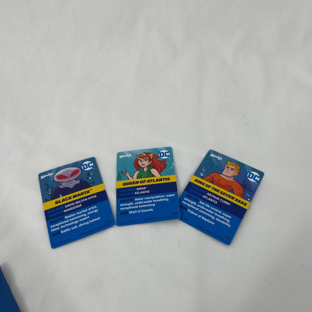 Wendy's DC Character Card Set - Picture 3 of 3